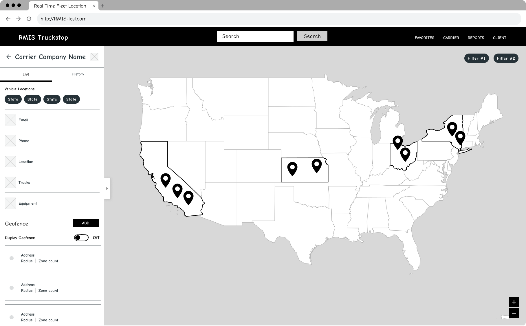 Mid Fidelity Real time Fleet Location v5