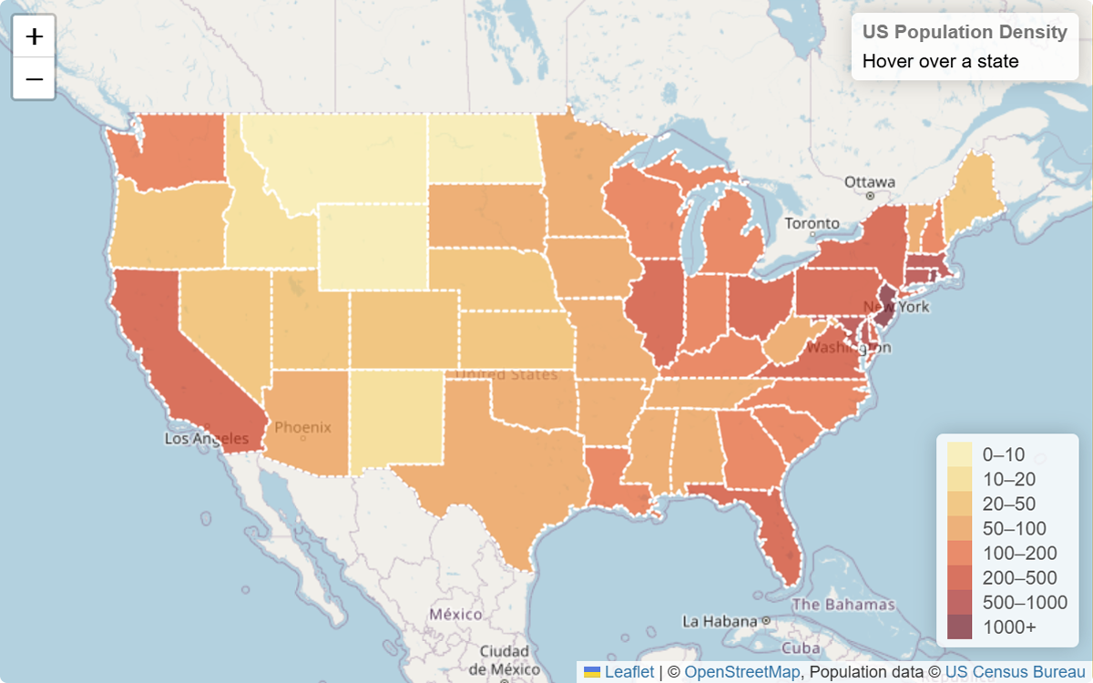 Technical Contraints – Choropleth